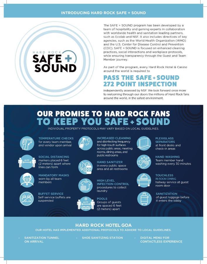 Hard Rock Hotel Goa Calangute Exterior photo Safe and Sound Club Promise